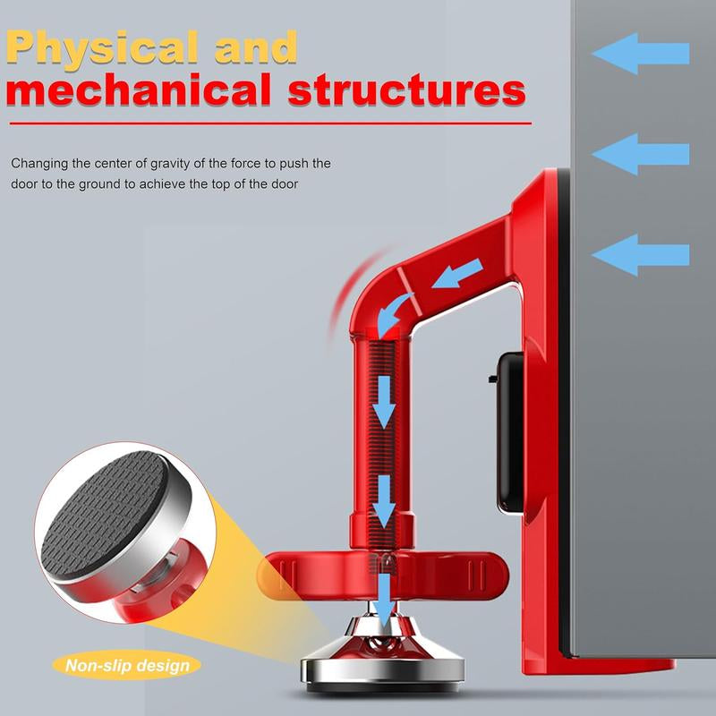 Portable Alarm Door Stopper with Loud 80Db Siren – Easy to Apply Personal Protection Women and Family anti Theft Adjustable Safety Security Jammer for Travel, Home, Dorm & Apartment